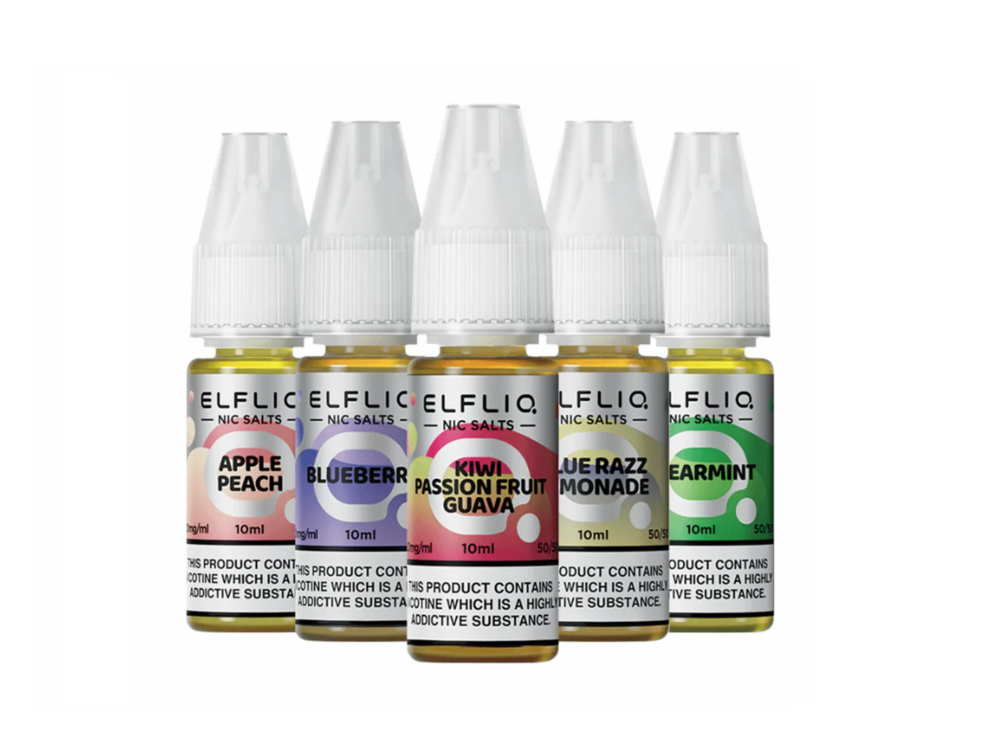 Elf Liq Nic Salt E-Liquid 10ml Bottles