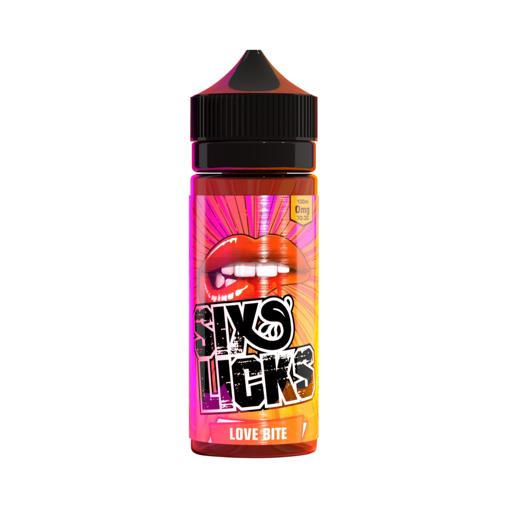 Love Bite by Six Licks – 0mg – Shortfill
