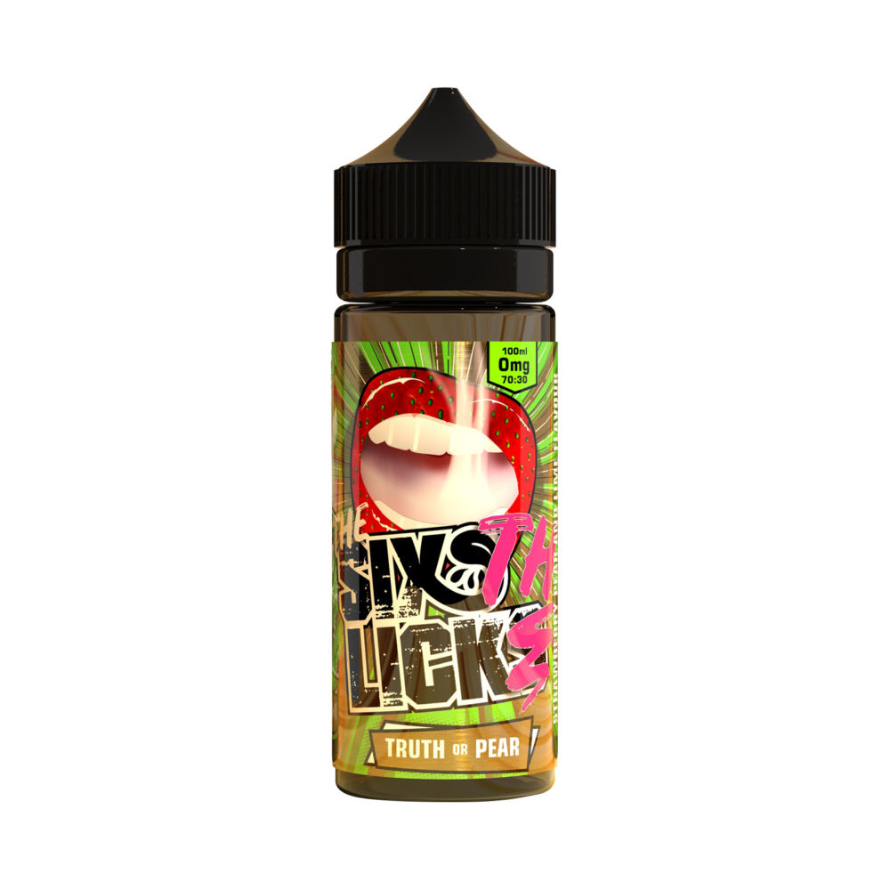 Truth Or Pear by Six Licks – 0mg – Shortfill